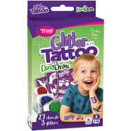 TyToo: DinoDrive zestaw brokatowych tatuaży