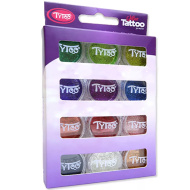 TyToo: Zestaw brokatu w podstawowych kolorach 12x2,5 ml