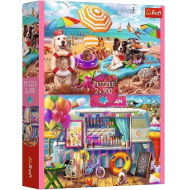 Wakacje 2x500 elementów puzzle - Trefl