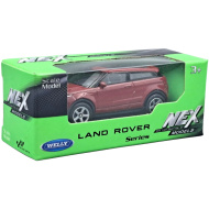 Welly: Land Rover Evoque bordowy metalowy model samochodu 1/64