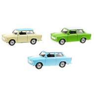 Welly: metalowy model samochodu Trabant w kilku wersjach, skala 1/64