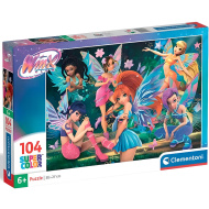 Winx Club wróżki puzzle 104 elementów - Clementoni