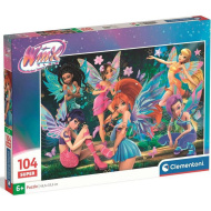 Wróżki z Winx Club 104-elementowe Super Puzzle - Clementoni