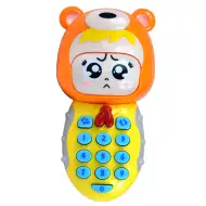 Zabawny telefon dla niemowląt w dwóch wersjach z dźwiękiem i światłem.