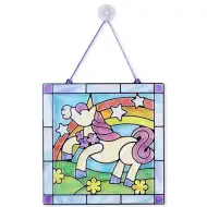 Zestaw do tworzenia witrażu „Jednorożec” – Melissa & Doug