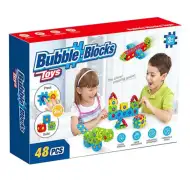 Zestaw klocków konstrukcyjnych Bubble Blocks, 48 elementów