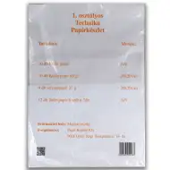 Zestaw papierów technicznych dla klasy 1, 36 sztuk