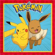 Zestaw papierowych serwetek Pokémon - 2-warstwowe, 33x33 cm, 20 szt.