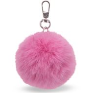 Ars Una: Pompon do torebki, różowy, 7 cm