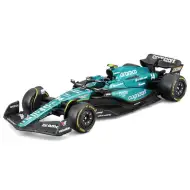Bburago: Aston Martin AMR23 F1 samochód wyścigowy metalowy model samochodu 1/43 (Fernando Alonso #14)