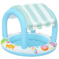 Bestway: Sweet Shoppe™ basenik do pluskania z daszkiem przeciwsłonecznym Ø 104 x 84 cm
