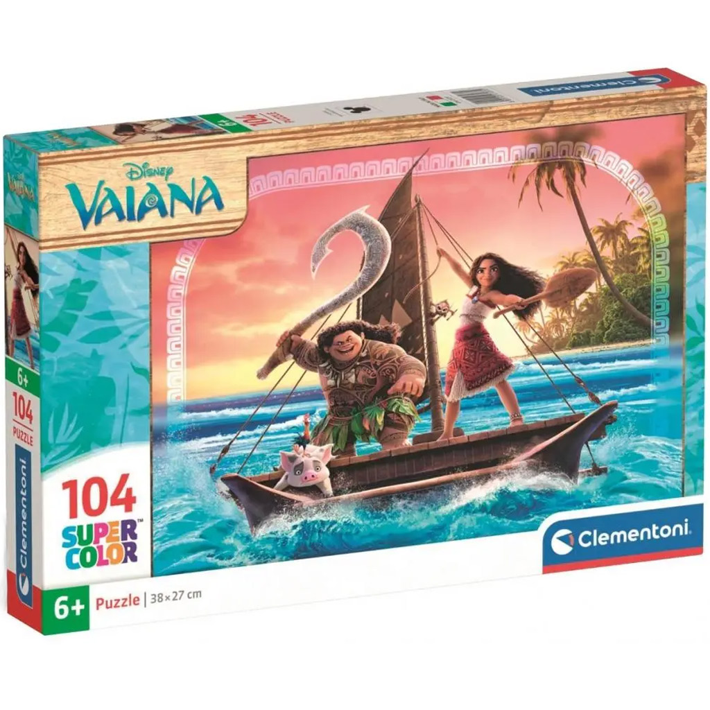 Vaiana 2 przygody 104 elementowe puzzle Supercolor - Clementoni