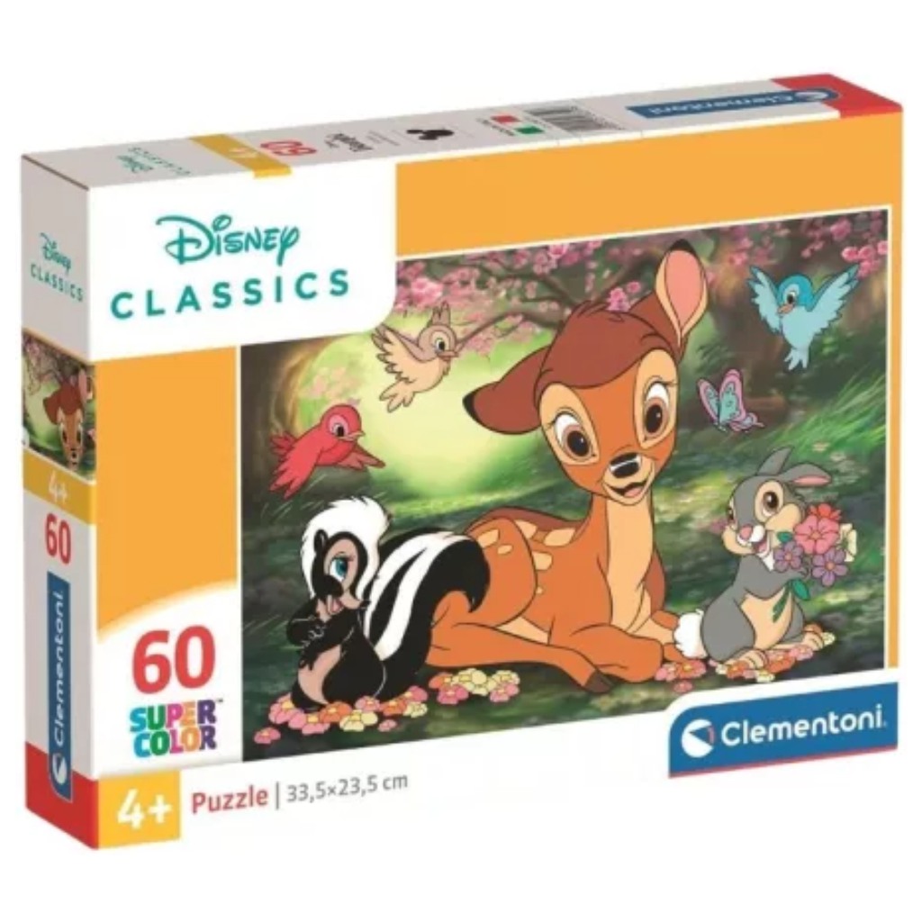 Disney Klasyki Bambi Super Color 60 elementów puzzle - Clementoni