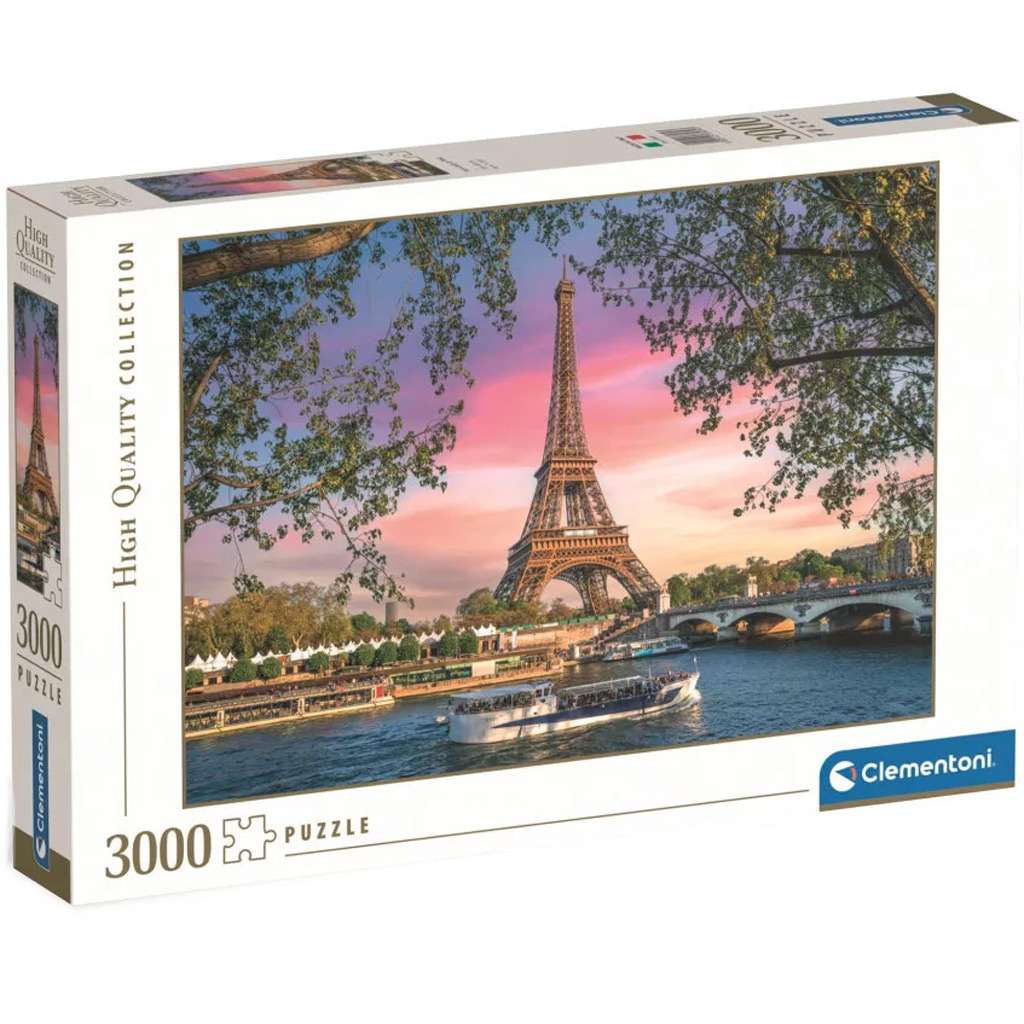 HQC Wieża Eiffla, Paryż 3000 elementów puzzle - Clementoni