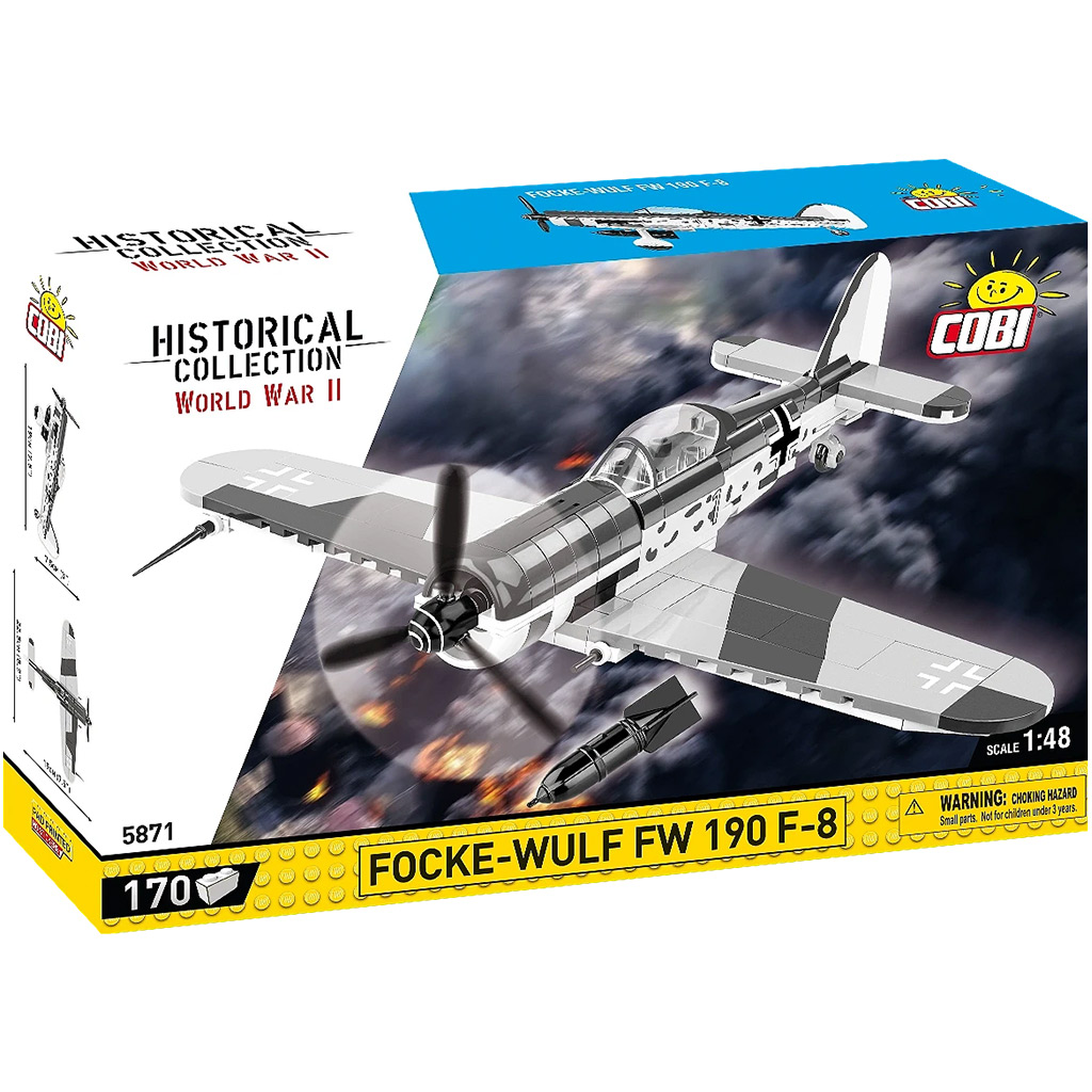 COBI: II wojna światowa Focke-Wulf FW 190 F-8 zabawka konstrukcyjna (5871)