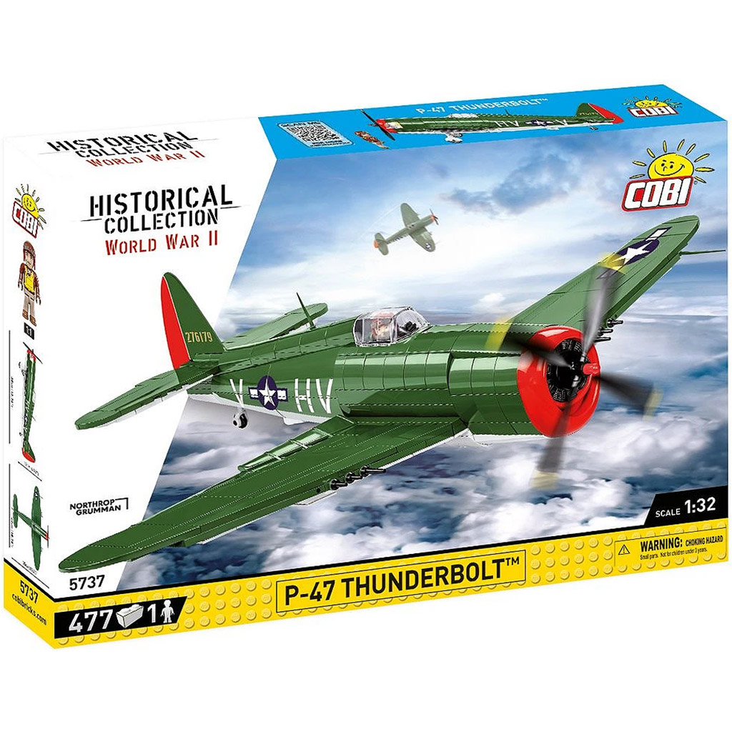 COBI: II wojna światowa P-47 Thunderbolt zestaw konstrukcyjny (5737)