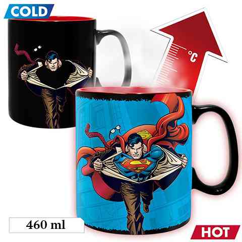 DC Comics - Superman kubek zmieniający kolor pod wpływem ciepła 460ml