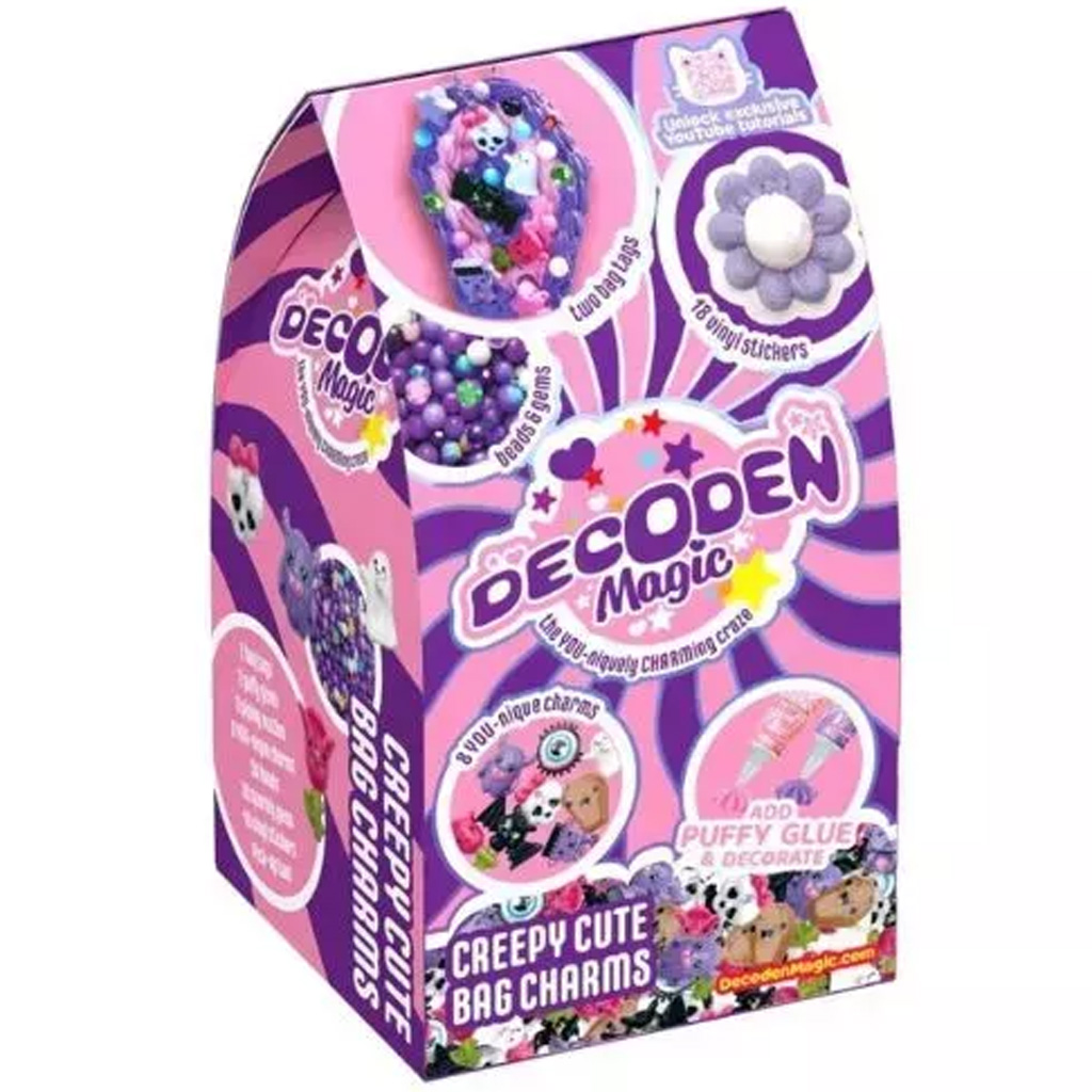 Decoden Magic - Magiczna dekoracja: przerażająco urocza ozdoba do torebki