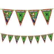 Girlanda z flagami Minecraft, 230 cm