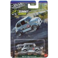 Hot Wheels Silver Series: zmodyfikowany Fiat 500D z lat 60., samochodzik w skali 1:64 - Mattel