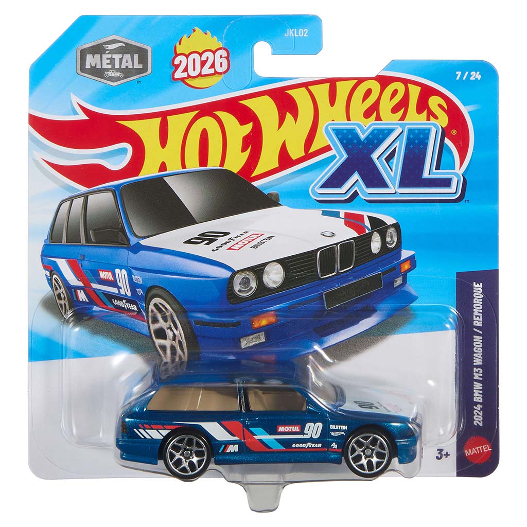 Hot Wheels XL: 2024 BMW M3 Wagon samochód 1/43 - Mattel