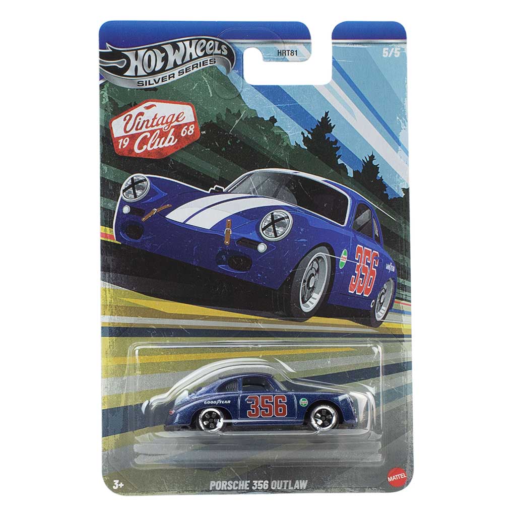 Hot Wheels: Vintage Porsche 356 Outlaw samochód zabawkowy 1/64 - Mattel
