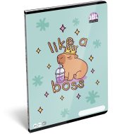 ICO: Lizzysuli Lollipop Capybara, wzorzysty gładki zeszyt A4 80-32