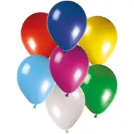 Kolorowe dmuchane balony – zestaw 50 sztuk