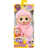 Little Live Pets: Mini Maki Luna Lemon interaktywna różowa małpka