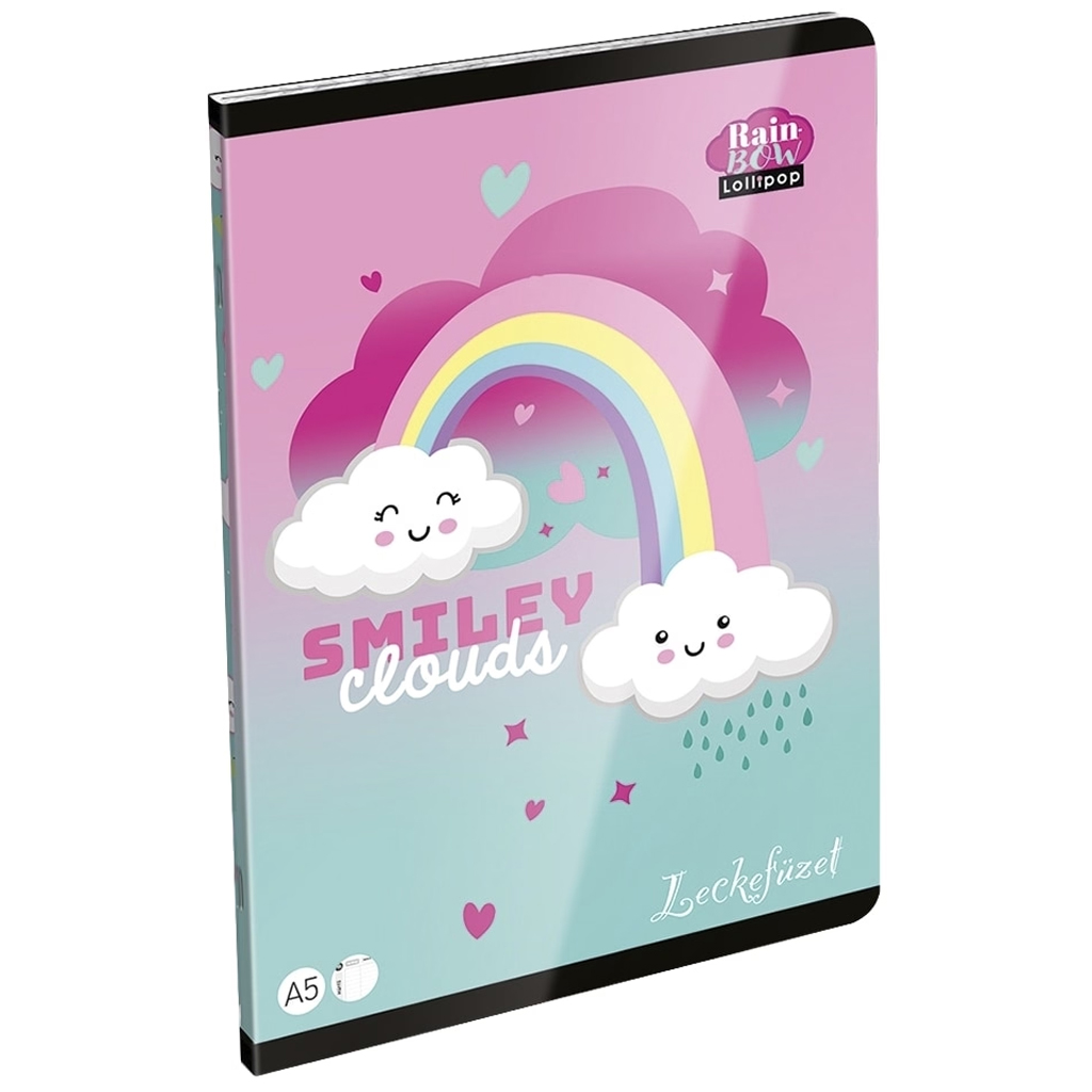 ICO: LizzySuli Lollipop Rainbow zeszyt do lekcji A/5 40-stronowy