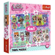 L.O.L Surprise lalki 4 w 1 puzzle - Trefl
