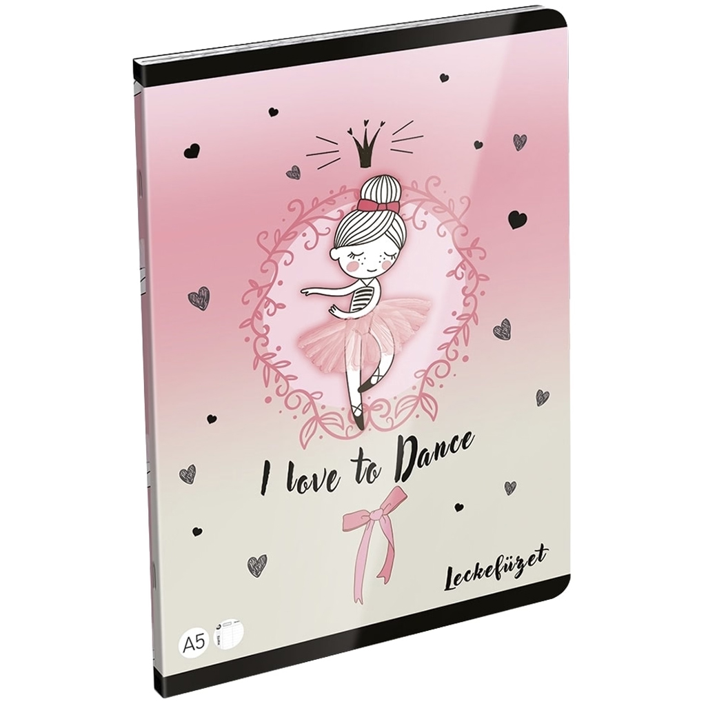 ICO: LizzySuli Lovely Ballerina Tiny Dancer zeszyt ćwiczeń A/5 40-stronowy