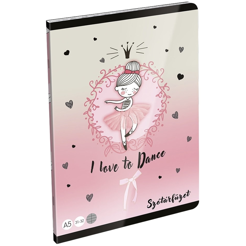 ICO: LizzySuli Lovely Ballerina Tiny Dancer zeszyt słownikowy A/5 31-32