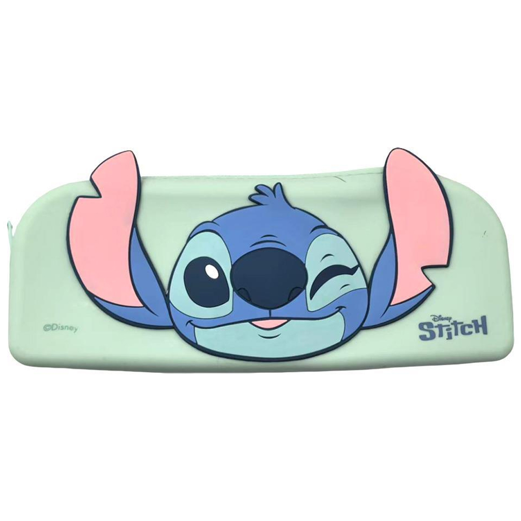 Luna: Silikonowy piórnik z wzorem Disney Stitch 21,5x8x3,5 cm