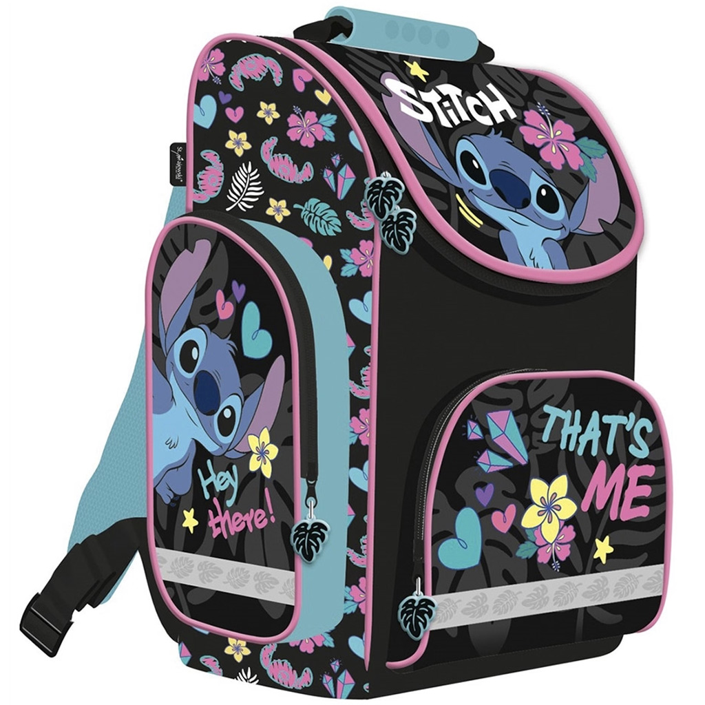 Plecak anatomiczny z wzorem Disney Stitch, 36x28x15 cm