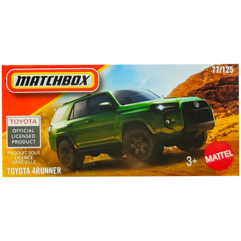 Matchbox: Toyota 4Runner zielony samochodzik 1/64 – Mattel