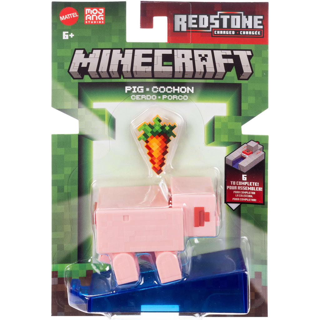 Minecraft: Figurki świnki z akcesoriami - Mattel