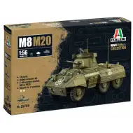 Model czołgu Italeri 1/56 M8/M20