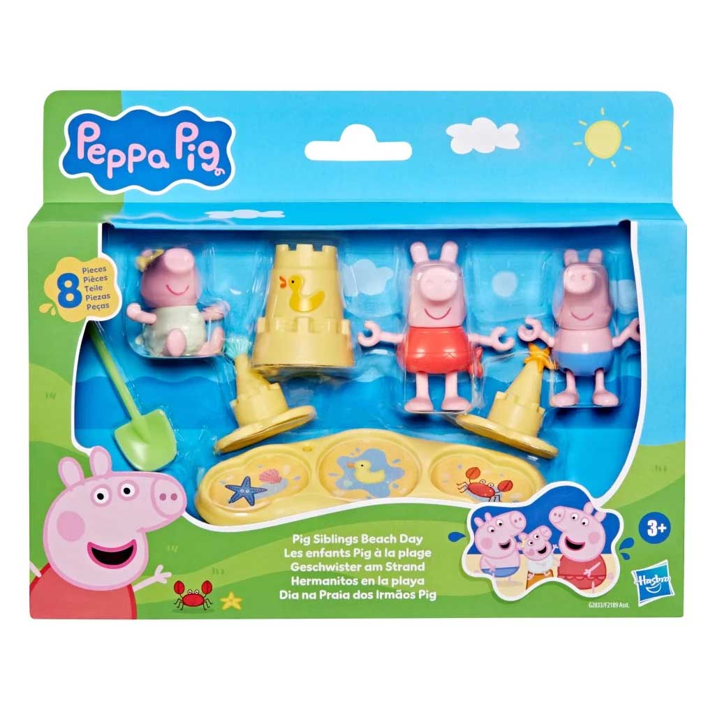 Świnka Peppa: Przygody Peppy - Plażowy zestaw do zabawy - Hasbro