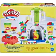 Play-Doh: Wirujący mikser do smoothie z 5 pojemnikami plasteliny, 198g