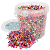 PlayBox: 5 mm MIDI błyszczące koraliki do prasowania, opakowanie 10 000 szt. w wiaderku