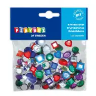 PlayBox: Samoprzylepne kryształki, 150 sztuk, 10-14 mm