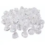 PlayBox: zestaw 50 sztuk plastikowych kryształków, 3,7 cm