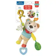 Pluszowy miś do wózka dziecięcego – Clementoni baby