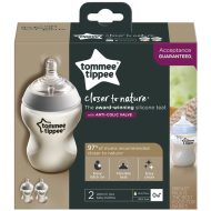 Tommee Tippee: Closer To Nature ANTI-COLIC butelki 260 ml, zestaw 2 szt. (0 m+)