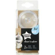 Tommee Tippee: Closer to Nature smoczki do butelki o średnim przepływie, 2 szt. (3 mies.+)