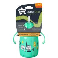 Tommee Tippee: Superstar zielony kubek do nauki ze słomką 300 ml