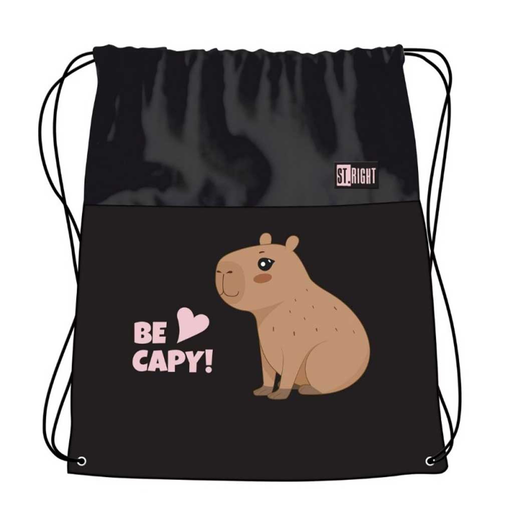 St.Right Be Capy worek na wf, plecak sportowy 34x43cm