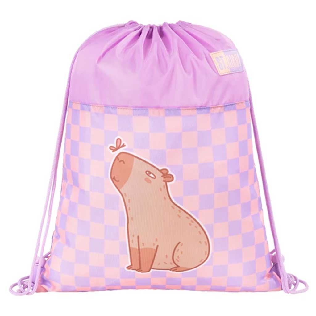 St.Right Chill Capybara worek sportowy, plecak 34x43cm