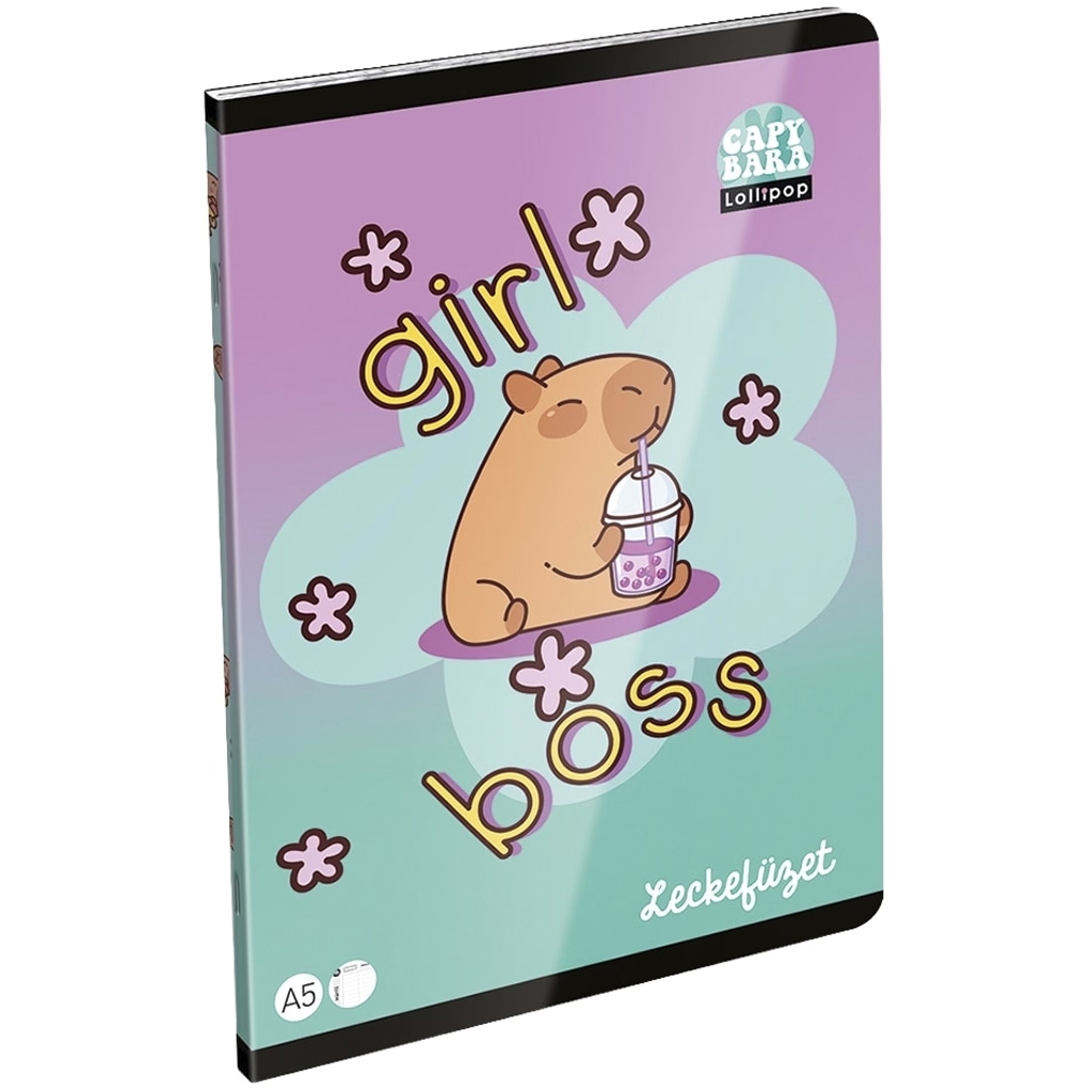 ICO: LizzySuli Lollipop Capybara zeszyt ćwiczeń A/5 40 kartek